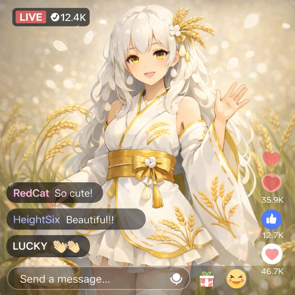 推し活のシーン画像